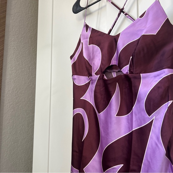 House of Harlow 1960 Satin Midi Dress, Sz M - Picture 7 of 15